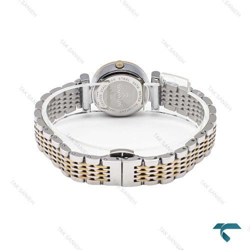ساعت زنانه رومانسون کلاسیک دورنگ طلایی Romanson-6204-L