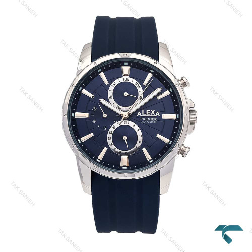 الکسا A0102 پریمیر مردانه سه موتوره استیل سرمه ای Alexa-6209-G