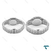 ست ساعت رومانسون سه موتوره استیل صفحه سبز Romanson-6260-S