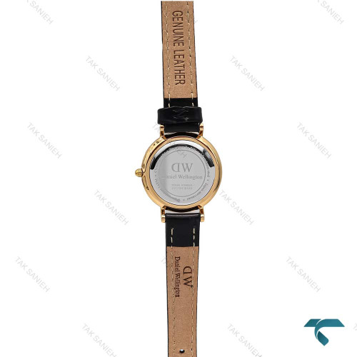 ساعت دنیل ولینگتون زنانه طلایی بند چرم DW-6280-L