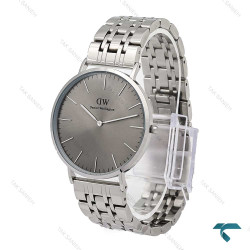 ساعت دنیل ولینگتون مردانه استیل صفحه طوسی DW-6289-G