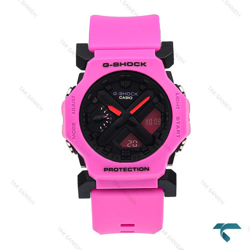 ساعت کاسیو جیشاک GA2300 صورتی صفحه مشکی G-Shock-6293-L ساعت کاسیو جیشاک GA2300 صورتی صفحه مشکی G-Shock-6293-L