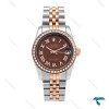 ساعت Rolex زنانه دورنگ رزگلد صفحه قهوه ای ایندکس یونانی دورنگین Rolex-6299-L ساعت Rolex زنانه دورنگ رزگلد صفحه قهوه ای ایندکس یونانی دورنگین Rolex-6299-L