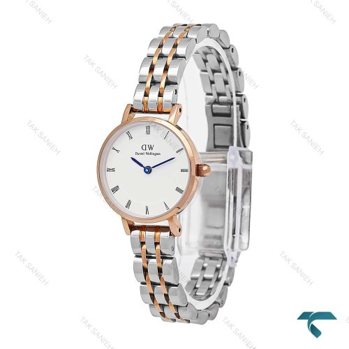 ساعت DW زنانه دورنگ رزگلد ایندکس یونانی مینی DW-5992-24-L ساعت DW زنانه دورنگ رزگلد ایندکس یونانی مینی DW-5992-24-L