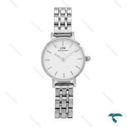 ساعت دنیل ولینگتون زنانه نقره ای صفحه سفید مینی DW-6002-24-L ساعت دنیل ولینگتون زنانه نقره ای صفحه سفید مینی DW-6002-24-L