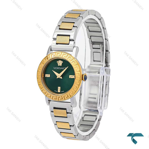 ساعت زنانه ورساچه Petit دورنگ طلایی صفحه سبز Versace-6361-L ساعت زنانه ورساچه Petit دورنگ طلایی صفحه سبز Versace-6361-L