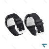 ست ساعت کارتیه سانتوس 100 مشکی سیلور بند رابر Cartier-6368-S