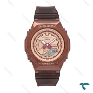 ساعت جی شاک GM-S2100 زنانه قهوه ای صفحه رزگلد G-shock-6379-L