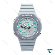 ساعت جیشاک GMA-S2100 زنانه آبی طوسی صفحه آبرنگ G-shock-6396-L