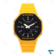 ساعت زنانه جی شاک GMA-S2100 زرد مشکی G-shock-6399-L