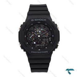ساعت جیشاک GMA-S2100 زنانه مشکی صفحه آبرنگی G-shock-6405-L