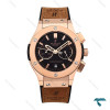 ساعت هابلوت زنانه سه موتوره رزگلد بند چرم قهوه ای صفحه مشکی Hublot-6416-L ساعت هابلوت زنانه سه موتوره رزگلد بند چرم قهوه ای صفحه مشکی Hublot-6416-L