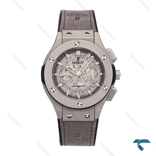 ساعت هابلوت زنانه سه موتوره طوسی صفحه اسکلتون Hublot-6419-L ساعت هابلوت زنانه سه موتوره طوسی صفحه اسکلتون Hublot-6419-L