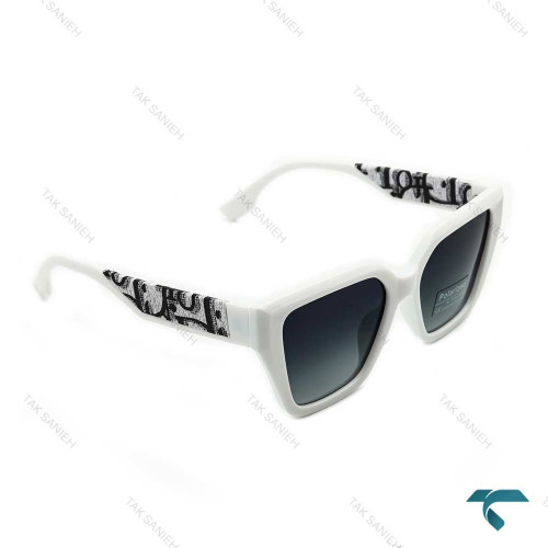 عینک دیور سفید پولاریزه زنانه Dior-6444-L