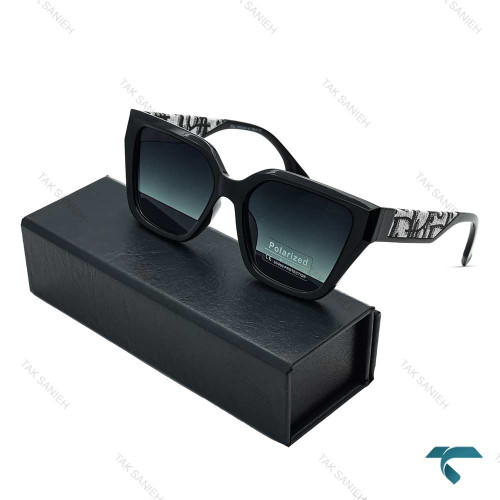 عینک دیور مشکی بدنه پارچه ای زنانه Dior-6453-L