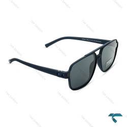 عینک دودی اوگا مورل مردانه مشکی پلاریزه OGA-6473-G