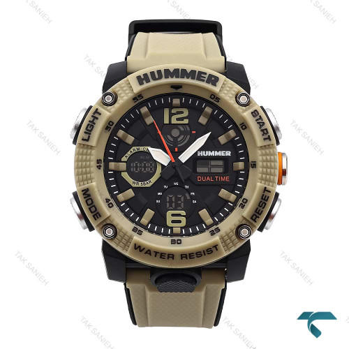 ساعت هامر مردانه دوزمانه خاکی Hummer-6515-G ساعت هامر مردانه دوزمانه خاکی Hummer-6515-G