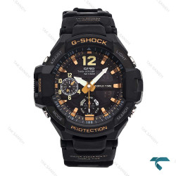 ساعت کاسیو جیشاک GA-1100 مشکی ایندکس رزگلد Gshock-6563-G