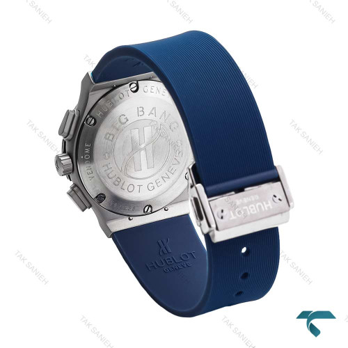 ساعت زنانه هابلوت طوسی سورمه ای کورنوگراف Hublot-6581-L