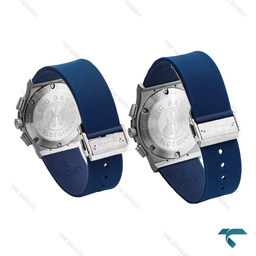 ست ساعت هابلوت طوسی سرمه ای کورنوگراف Hublot-6582-S