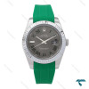ساعت مردانه رولکس دیت جاست 2 ویمبلدون بند رابر سبز Rolex-6611-G ساعت مردانه رولکس دیت جاست 2 ویمبلدون بند رابر سبز Rolex-6611-G
