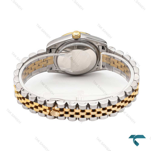 ساعت زنانه رولکس دورنگ طلایی ایندکس عربی Rolex-6627-G