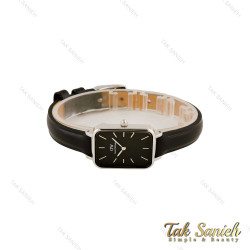 ساعت دنیل ولینگتون زنانه مستطیلی بند چرم سیلور مشکی DW-5632-L ساعت دنیل ولینگتون زنانه مستطیلی بند چرم سیلور مشکی DW-5632-L