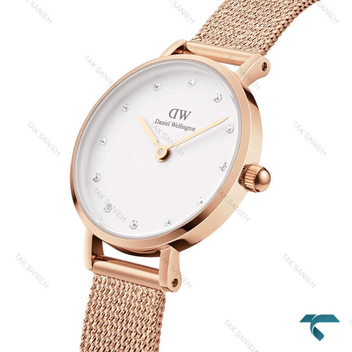 ساعت زنانه دنیل ولینگتون مینی گرد حصیری رزگلد ایندکس نگین DW-6639-24-L ساعت زنانه دنیل ولینگتون مینی گرد حصیری رزگلد ایندکس نگین DW-6639-24-L
