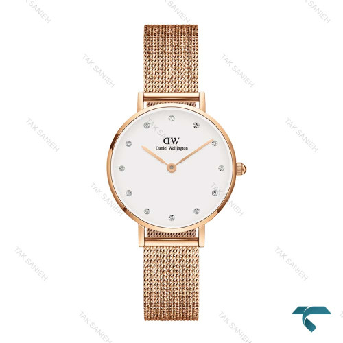 ساعت دنیل ولینگتون زنانه گرد حصیری مینی رزگلد DW-6640-28-L ساعت دنیل ولینگتون زنانه گرد حصیری مینی رزگلد DW-6640-28-L