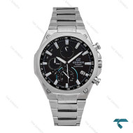 ساعت کاسیو ادیفایس EQB-1100 مردانه نقره ای صفحه مشکی Casio-6672-G