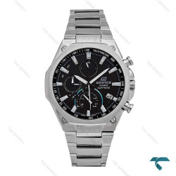 ساعت کاسیو ادیفایس EQB-1100 مردانه نقره ای صفحه مشکی Casio-6672-G