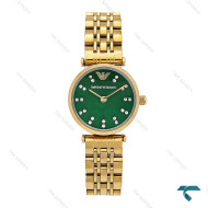 ساعت زنانه امپریو آرمانی مینی طلایی صفحه سبز Armani-6684-L ساعت زنانه امپریو آرمانی مینی طلایی صفحه سبز Armani-6684-L