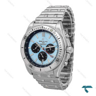 ساعت مردانه برایتلینگ Chronomat نقره ای صفحه آبی Breitling-6696-G ساعت مردانه برایتلینگ Chronomat نقره ای صفحه آبی Breitling-6696-G