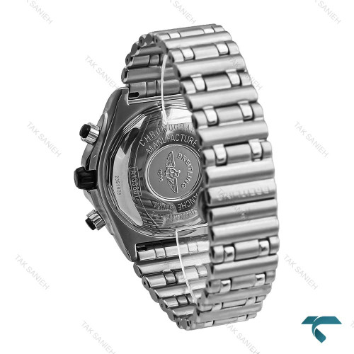 ساعت مردانه برایتلینگ Chronomat سیلور صفحه مشکی Breitling-6697-G ساعت مردانه برایتلینگ Chronomat سیلور صفحه مشکی Breitling-6697-G