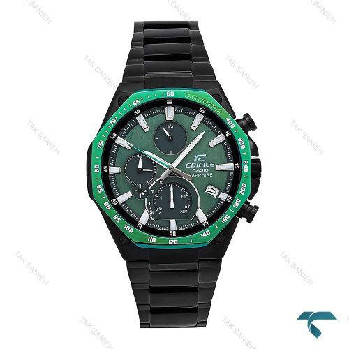 ساعت مچی مردانه کاسیو ادیفایس EQB-1100 مشکی سبز Edifice-6715-G ساعت مچی مردانه کاسیو ادیفایس EQB-1100 مشکی سبز Edifice-6715-G