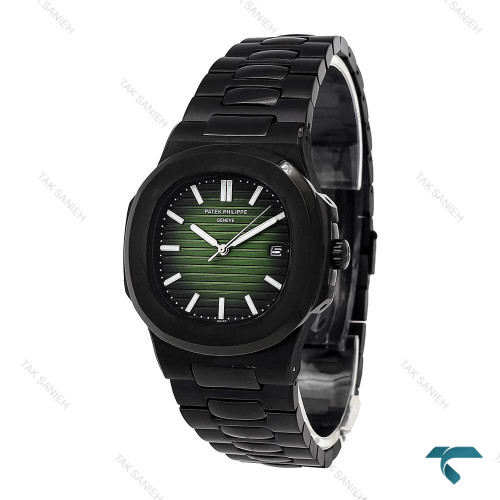 ساعت پتک فیلیپ ناتیلوس مردانه مشکی صفحه سبز Patek-6725-L