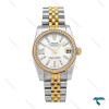 رولکس زنانه دیت جاست دورنگ طلایی پررنگین Rolex-6738-L