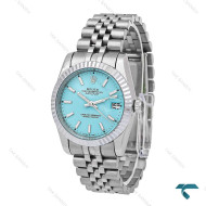 ساعت رولکس مردانه دیت جاست سیلور تیفانی خطی Rolex-6740-G ساعت رولکس مردانه دیت جاست سیلور تیفانی خطی Rolex-6740-G