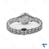 ساعت DW زنانه مینی گرد سیلور سفید ایندکس نگین DW-6761-L
