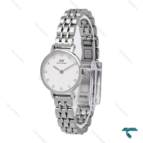 ساعت DW زنانه مینی گرد سیلور سفید ایندکس نگین DW-6761-L ساعت DW زنانه مینی گرد سیلور سفید ایندکس نگین DW-6761-L