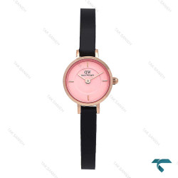 ساعت دنیل ولینگتون زنانه مینی گرد بند چرم صفحه صورتی DW-6767-L ساعت دنیل ولینگتون زنانه مینی گرد بند چرم صفحه صورتی DW-6767-L