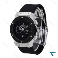 ساعت زنانه سیلور مشکی مهندسی Hublot-6784-G