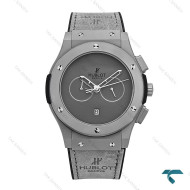 ساعت هابلوت مردانه سه موتوره طوسی صفحه مهندسی Hublot-6787-G