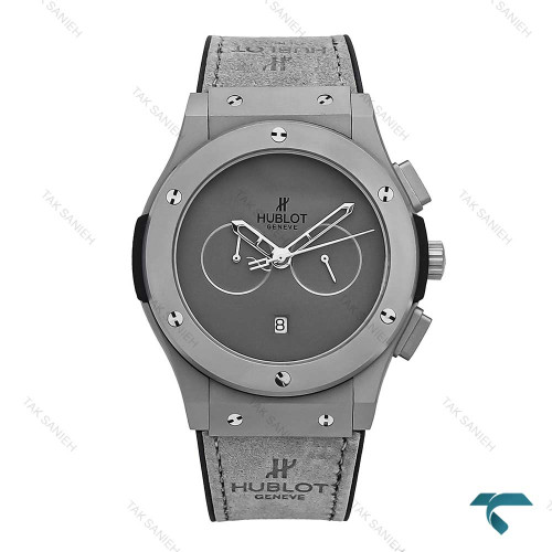 ساعت هابلوت مردانه سه موتوره طوسی صفحه مهندسی Hublot-6787-G ساعت هابلوت مردانه سه موتوره طوسی صفحه مهندسی Hublot-6787-G
