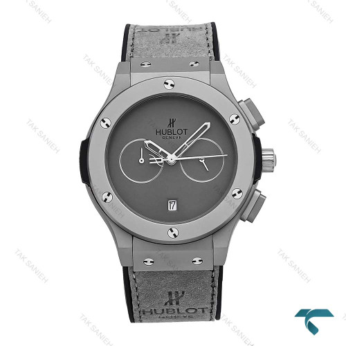ساعت هابلوت زنانه سه موتوره طوسی صفحه مهندسی Hublot-6788-L ساعت هابلوت زنانه سه موتوره طوسی صفحه مهندسی Hublot-6788-L