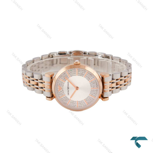 ساعت زنانه امپریو آرمانه دورنگ رزگلد Armani-6816-L ساعت زنانه امپریو آرمانه دورنگ رزگلد Armani-6816-L