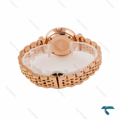 ساعت امپریو آرمانی رزگلد ایندکس نگین Armani-6817-L ساعت امپریو آرمانی رزگلد ایندکس نگین Armani-6817-L
