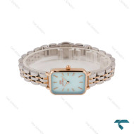 دنیل ولینگتون زنانه مستطیلی دورنگ رزگلد صفحه آبی DW-5900-L دنیل ولینگتون زنانه مستطیلی دورنگ رزگلد صفحه آبی DW-5900-L