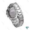 ساعت مردانه DW سه موتوره نقره ای صفحه سفید DW-6866-G