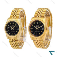 ساعت ست رولکس دیت جاست طلایی صفحه مشکی خطی Rolex-6744-S ساعت ست رولکس دیت جاست طلایی صفحه مشکی خطی Rolex-6744-S